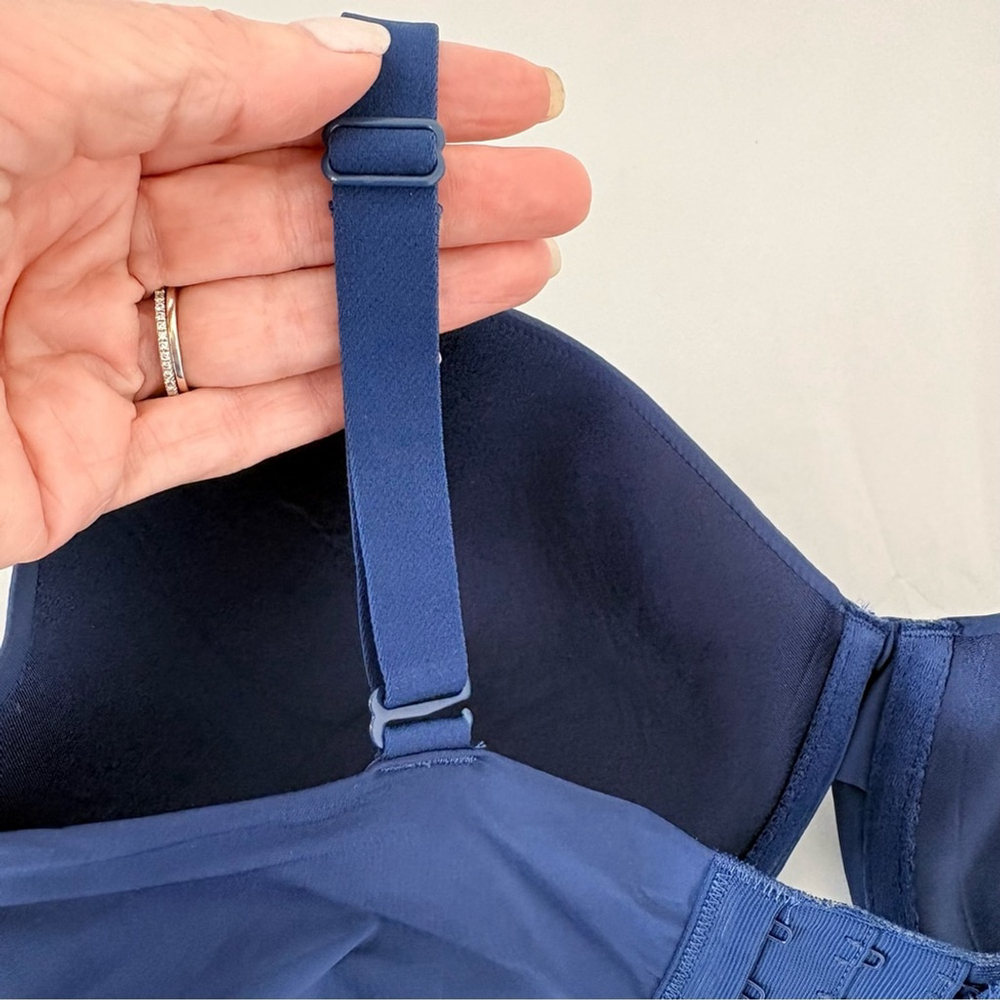 Maidenform Custom Lift T-Shirt Bra Navy 34DD EUC - Picture 6 of 6